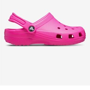 CROCS Classic Clogs Water Shoes - Pink Crush HOT Pink